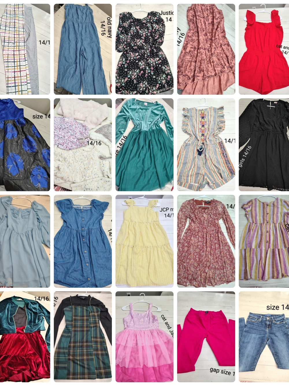 Bundle Girl Clothing 14 And  14/16